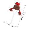 DOITOOL Mini Knitted Hat for Small Pets view 2