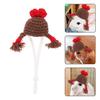 DOITOOL Mini Knitted Hat for Small Pets view 3
