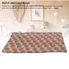 Jiawu Splash-Resistant Dog Mat with Cute Prints, Warm Foldable Pet Bed for Indoor, Outdoor, and Travel, 403 g view 2