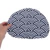 KOMBIUDA Magnetic Cat Litter Box Curtain, Wave Pattern, Compatible with Midea Self-Cleaning Cat Litter Box view 4