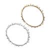 Ciieeo 2-Piece Metal Thorn-Shaped Headbands view 1