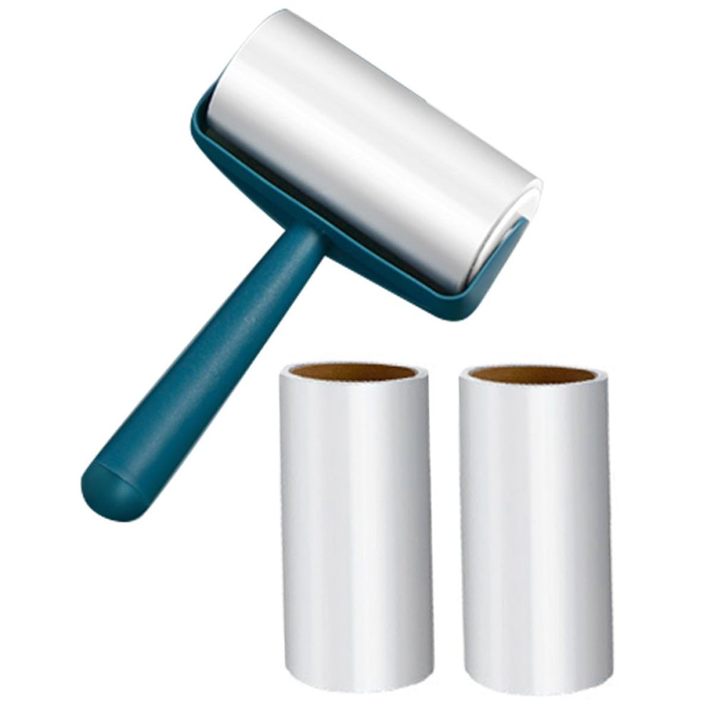 JOINPAYA Portable Lint Roller Set with 1 Handle and 3 Sticky Rolls