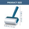 JOINPAYA Portable Lint Roller Set with 1 Handle and 3 Sticky Rolls view 2