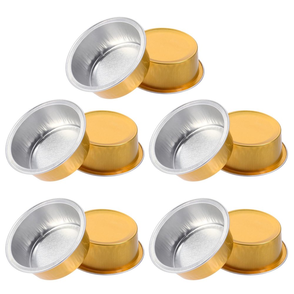 Aluminum Foil Wax Melting Bowls for Hair Removal, 10-Pack