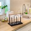 Remingtape Metal Bottle Drying Rack for 6 Bottles and Cups view 3