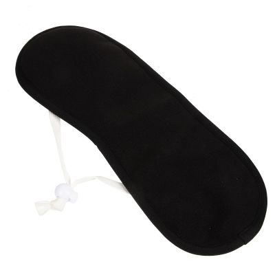 Reusable Castor Oil Pack for Neck, Black Fabric