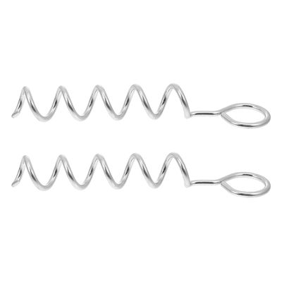DECHOUS 2-Pack Heavy-Duty Spiral Iron Dog Anchors