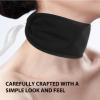 Reusable Castor Oil Compress for Women, Black, Comfortable view 2