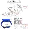 Wall-Mounted Gas Cylinder Holder, 9.4-Inch Adjustable ABS Rack with Safety Straps, Blue view 2