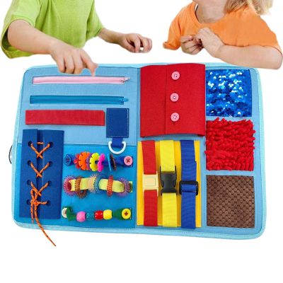 Fidget Blanket for Seniors, Soothing Activity Blanket