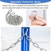 Wall-Mounted Metal Gas Cylinder Holder with Safety Chain, 95 cm Long view 4