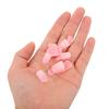 Short Square Artificial Fingernails, Pink Gradient, 6 view 3