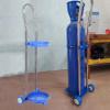 Indoor Oxygen Cylinder Holder with Wheels, Lightweight Oxygen Cylinder Stand and Cart, Multifunctional Gas Storage Rack (80 cm/31.5 in) view 1