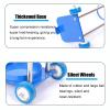 Indoor Oxygen Cylinder Holder with Wheels, Lightweight Oxygen Cylinder Stand and Cart, Multifunctional Gas Storage Rack (80 cm/31.5 in) view 3