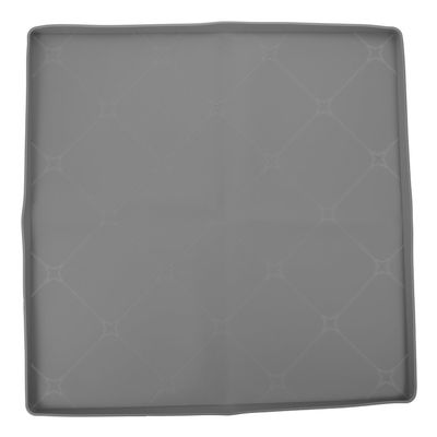 TOGEVAL Non-Slip Silicone Pet Feeding Mat, 48 x 48 cm