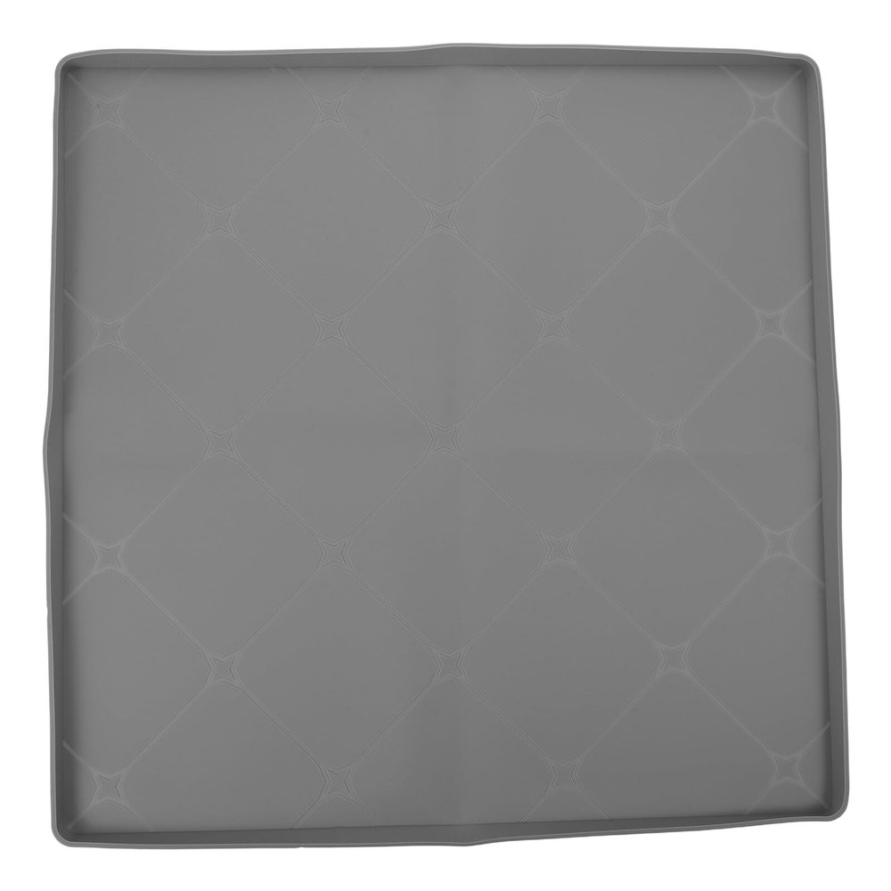 TOGEVAL Non-Slip Silicone Pet Feeding Mat, 48 x 48 cm