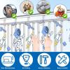 Stair Safety Net 120 x 360 cm, No-Drill Child and Pet Protection Net view 4