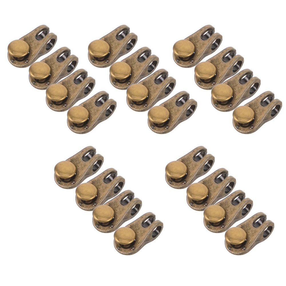 Veemoon 20-Piece Replacement Buckles for Boots, Metal Lace Rivets and Repair Hooks