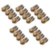 Veemoon 20-Piece Replacement Buckles for Boots, Metal Lace Rivets and Repair Hooks view 1