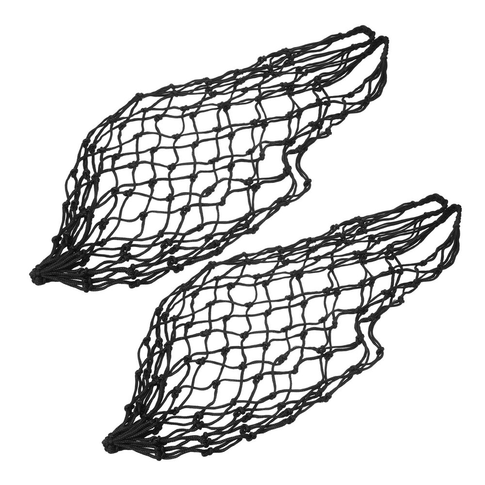 Ciieeo 2-Pack Polyester Hay Bags, Large Capacity, Black Wall-Hanging Style