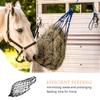 Ciieeo 2-Pack Polyester Hay Bags, Large Capacity, Black Wall-Hanging Style view 3
