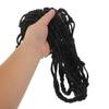 Ciieeo 2-Pack Polyester Hay Bags, Large Capacity, Black Wall-Hanging Style view 4