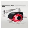 4-Piece 2-Inch Red PU Dual-Wheel Casters view 4
