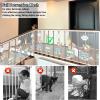 Stair Safety Net 110 x 240 cm, No-Drill Child & Pet Protection view 2