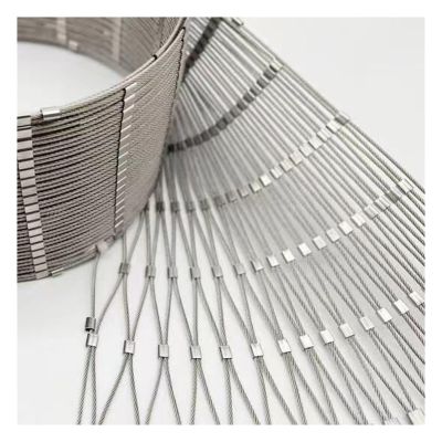 304 Stainless Steel Wire Rope Mesh Safety Net for Balconies, L2.7 x W9 m (L8.85 x W29.52 ft)