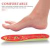 minkissy 2 Pairs Shock-Absorbing Red Insoles, Size 39–40, Breathable Comfort Shoe Inserts for Women and Men with Sweat-Absorbing Technology and Seven Planets Pattern view 3