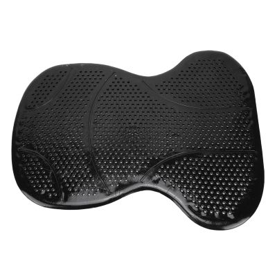 Cryfokt Shock-Absorbing Silicone Saddle Pad, Heat-Dissipating, Non-Slip, for Riding and Jump Training