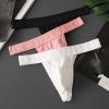 ZC8bdbd Men's Sexy Thong, Low-Rise Pouch, T-Back, Black, X-Large view 2