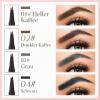 2026 New Magic Waterproof 3D Microblading Eyebrow Pencil, 4-Tip Natural Contour Pencil, Dark Brown view 3