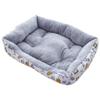 osiuujkw Warming Pet Bed for Dogs and Cats, Soft Cushion, Gray, L view 2