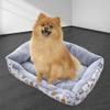osiuujkw Warming Pet Bed for Dogs and Cats, Soft Cushion, Gray, L view 3