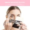 TOYANDONA 2-Piece Stainless Steel Eyebrow Ruler with 3-Point Positioning view 3