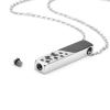 Pet Urn Jewelry for Ashes with Cube Pendant view 1