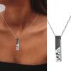 Pet Urn Jewelry for Ashes with Cube Pendant view 4