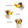 Duckbill Dog Muzzle, Soft Silicone, Anti-Bite, with Nylon Strap, for Barking, Chewing, Licking, Training, Small, Medium, and Large Dogs, Yellow view 4