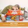 Small Animal Playpen for Play and Exercise, 8-Piece Iron Mesh view 3