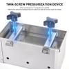 Double-Screw Meat Press for Homemade Stuffed Burgers, 304 Stainless Steel view 3
