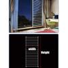Balcony Safety Fence, Pressure-Mounted Window Barrier for Balustrades, 6 Colors (White, 110 x 50 cm) view 4