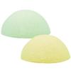 jojofuny Facial Sponges, Lightweight and Natural, 2-Piece Set for Gentle Facial Cleansing and Exfoliation view 1