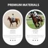 ERINGOGO Non-Slip Western Saddle Pad, Padded Cotton and EVA view 3