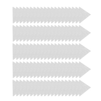 MasYosh 100-Piece Collar Support Stickers, Self-Adhesive Triangular Shirt Collar Stays, PVC