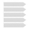 MasYosh 100-Piece Collar Support Stickers, Self-Adhesive Triangular Shirt Collar Stays, PVC view 1