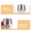Silver Stainless Steel Shaving Mug, 200 ml view 4