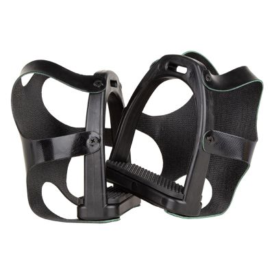 Safety Stirrup Irons for Riding with Non-Slip Footbed
