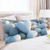 Beige Side Sleeper Pillowcase 40 x 140 cm, Duck-Egg Velvet Pregnancy Pillow Cover with Invisible Zipper view 2