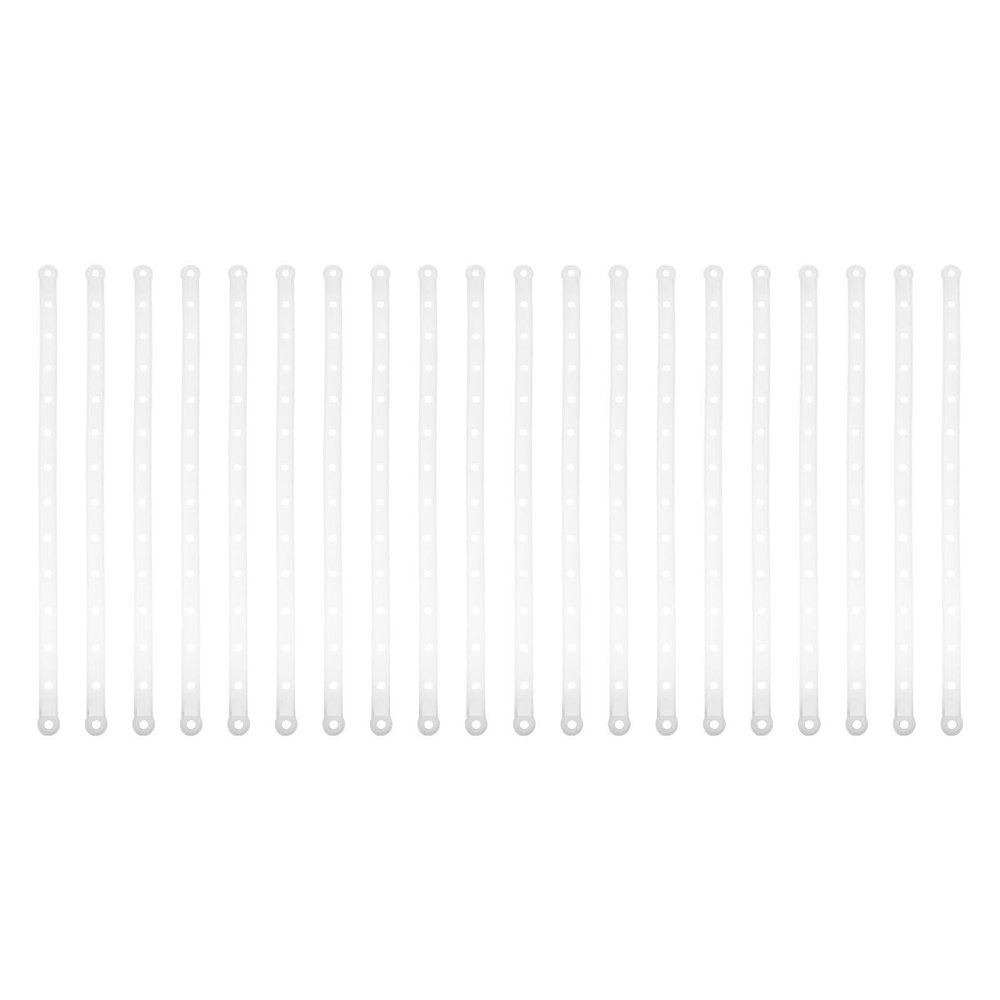 Plastic Hanger Connectors, 20-Pack, White